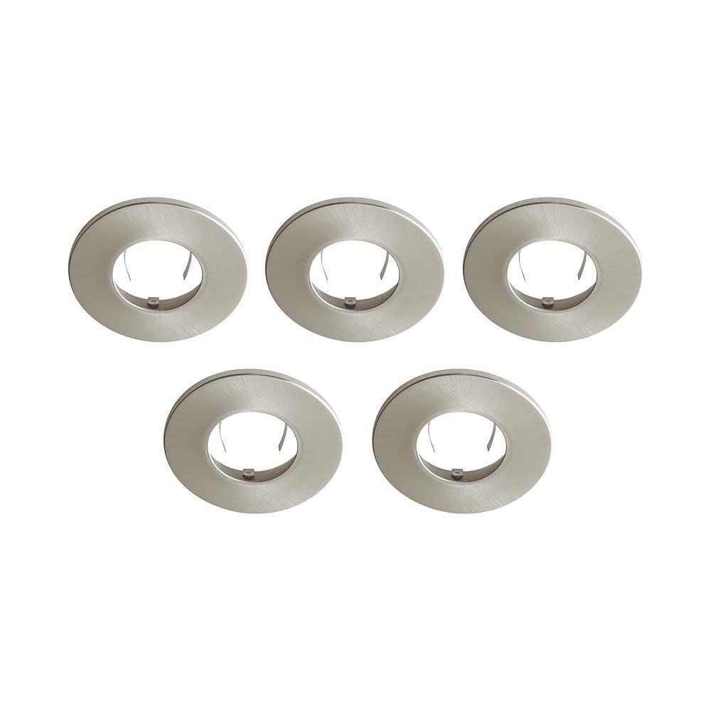 VT-703 BEZEL FOR FIRE RATED DOWNLIGHT PUSH & LOCK SATIN NICKEL IP65 5PCS/PACK