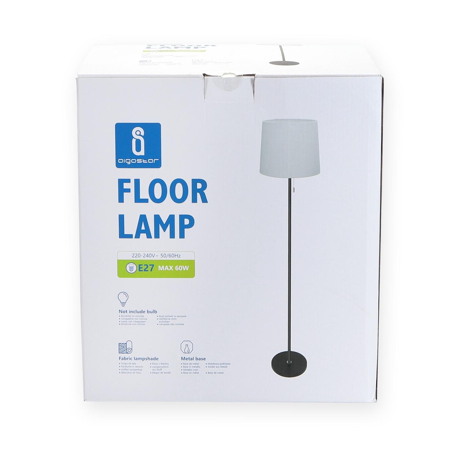 Lampa podłogowa metalowa