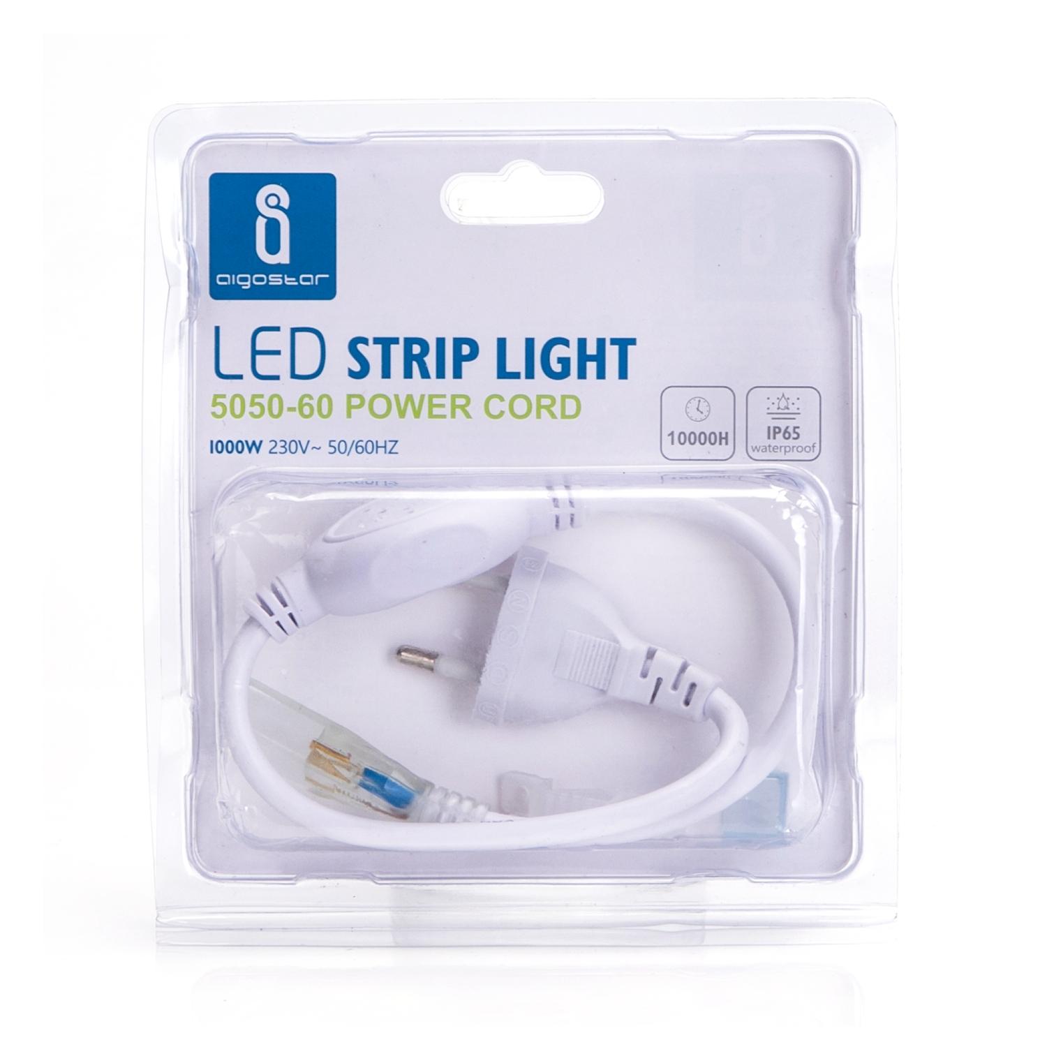 Strip light 5050-60-230V power cord