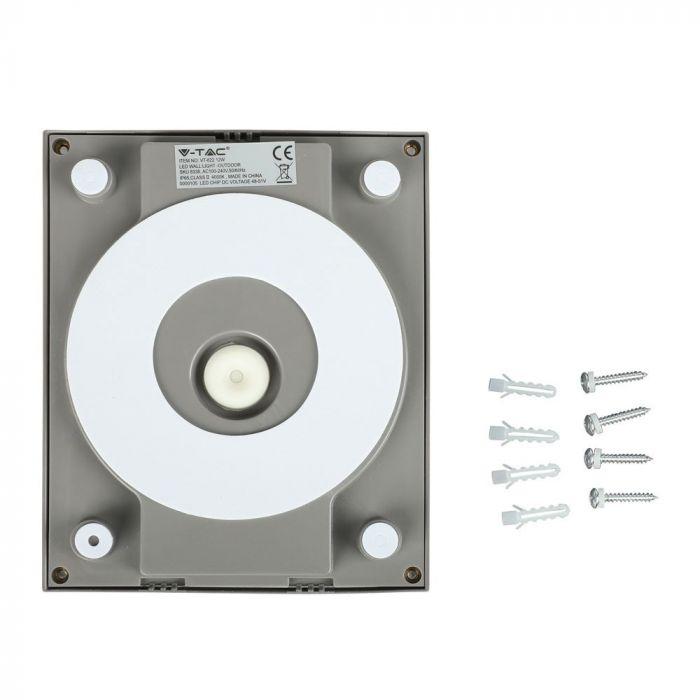 VT-822 12W LED WALL LIGHT 4000K GREY BODY