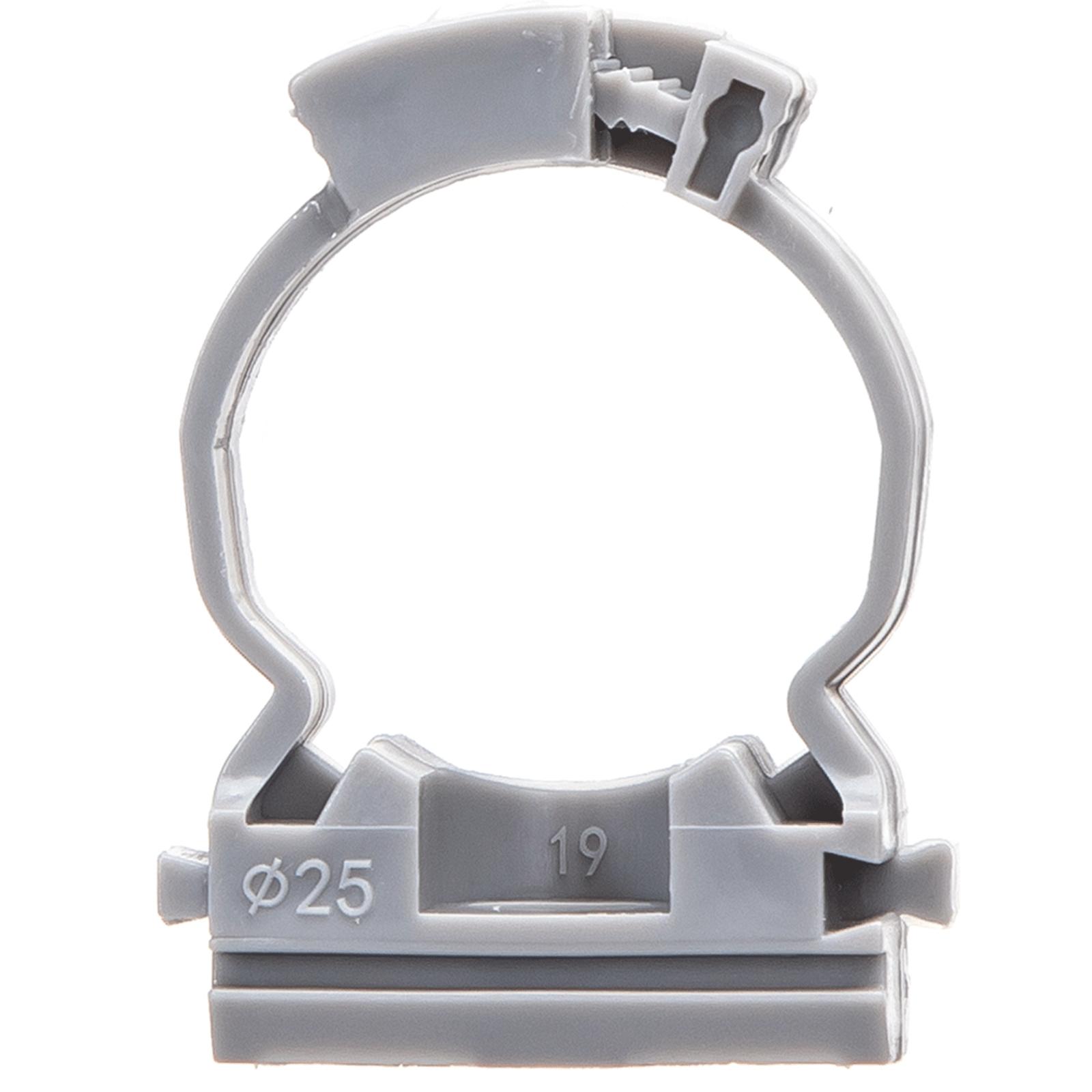 Retractable U-shaped PVC pipe clamp, Φ 25mm