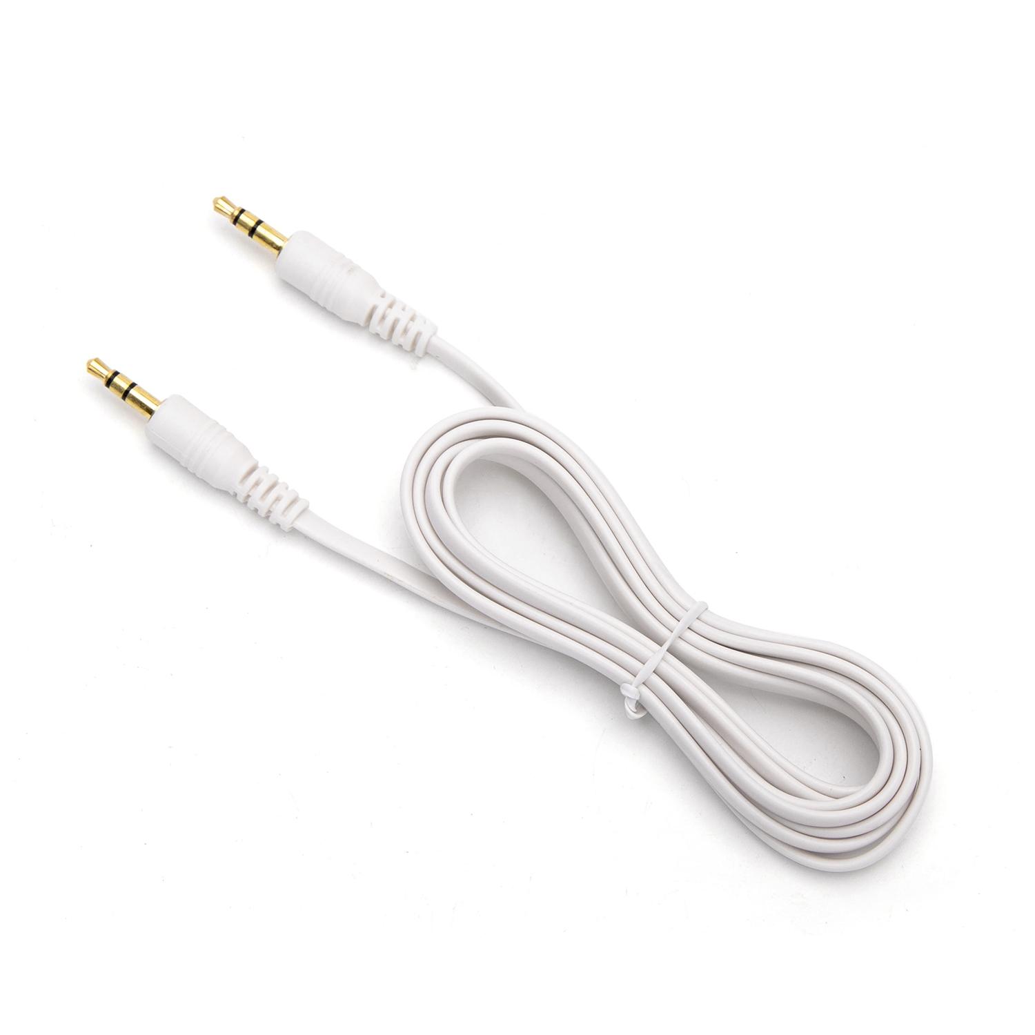 Kabel audio 1,5 m biały