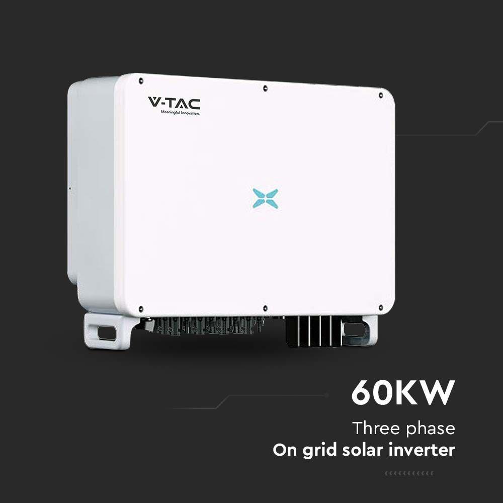 3-FAZOWY INWERTER VT-61060 ON-GRID O MOCY 60kW; 10 LAT GWARANCJI; IP66; ZABEZPIECZENIA DC, AC TYPU II SPD  , VTAC, SKU 11631