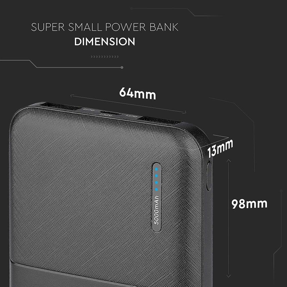 VT-3517 5000mah POWER BANK-BLACK