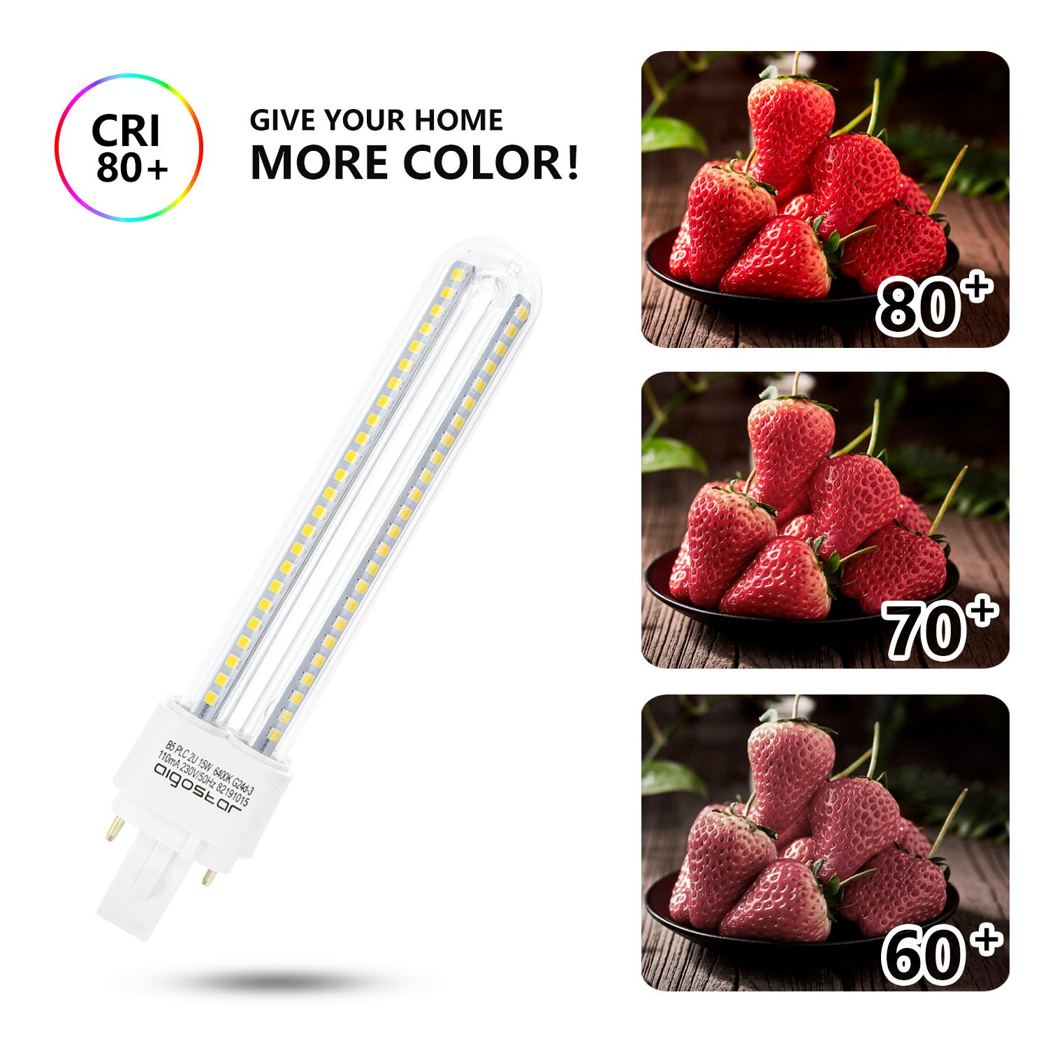 LED G24d-3 15W Double tubes