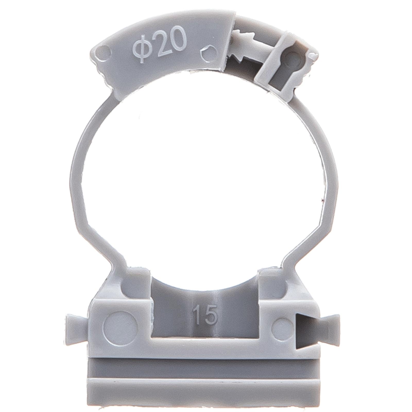 Retractable U-shaped PVC pipe clamp, Φ 20mm