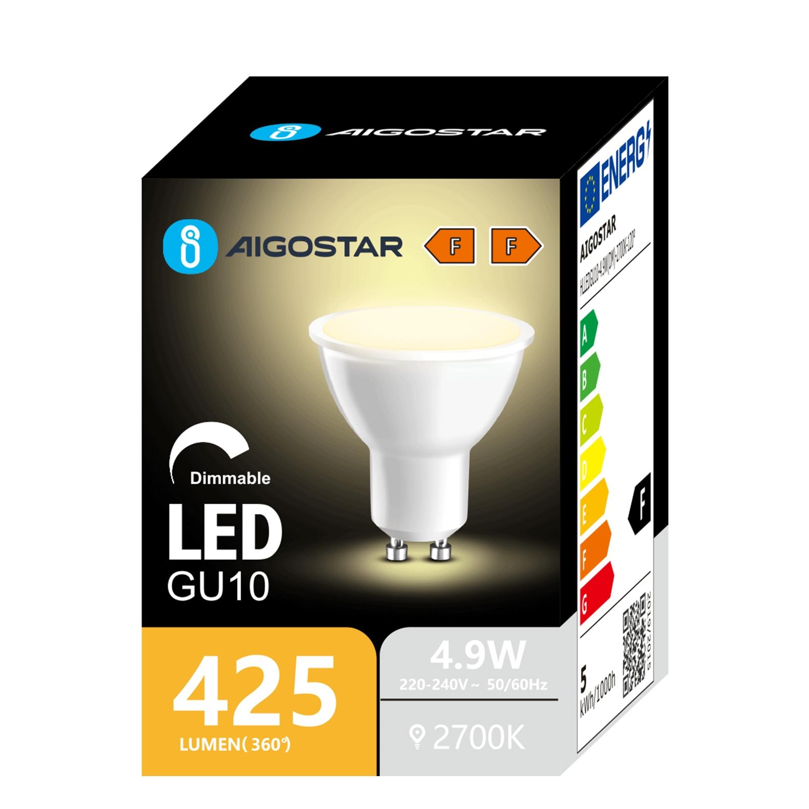 LED GU10 4.9W 2700K