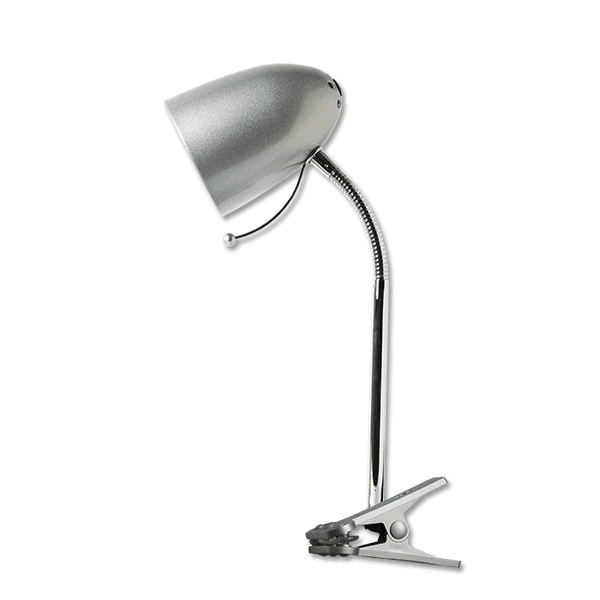 Clip Table Lamp (Without Light Source ) Silver E27