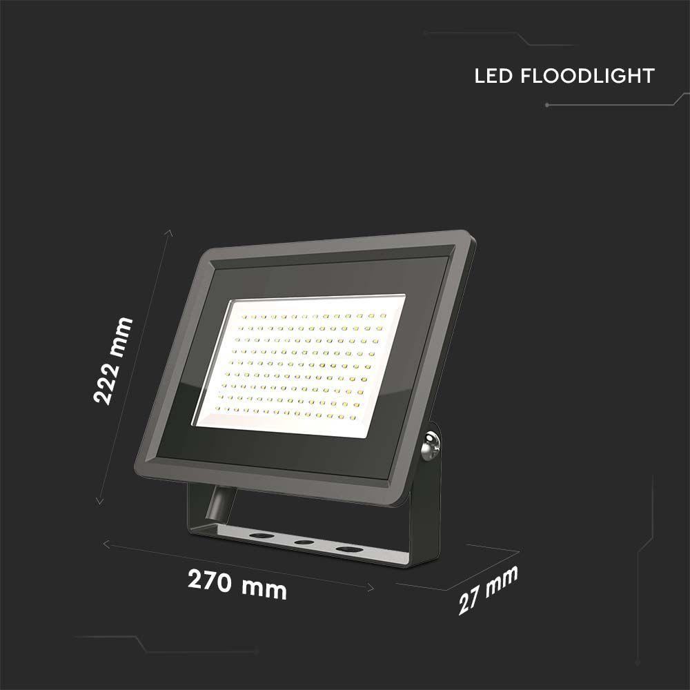 VT-49104 100W SMD FLOODLIGHT F-CLASS 3000K BLACK BODY