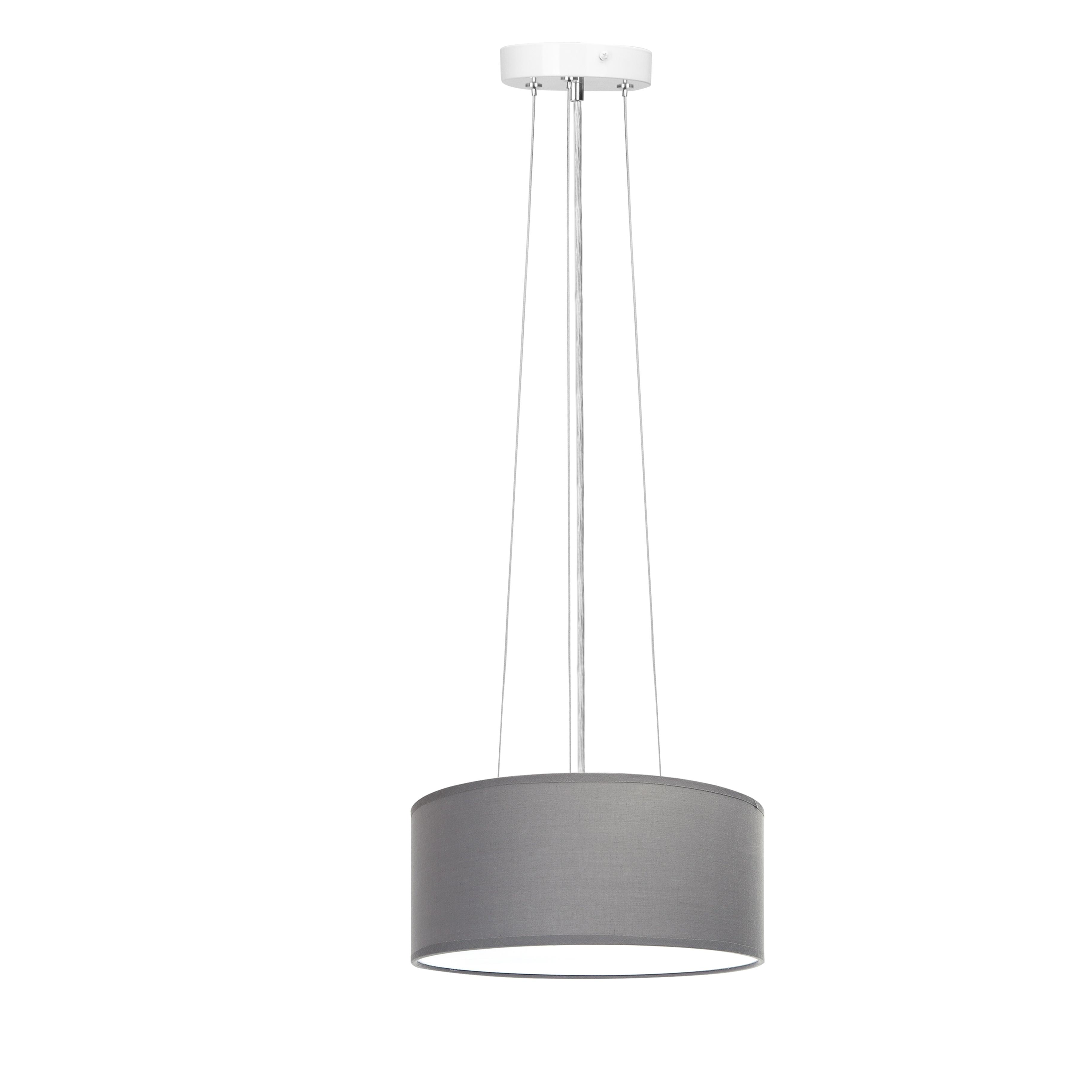 CEILING LIGHT WITH FABRIC LAMPSHADE ( Iron & fabric )