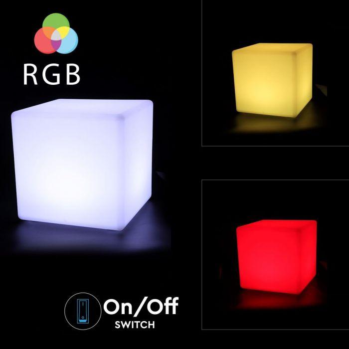 Oprawa ogrodowa LED CUBE , , Wymiary:40X40X40cm, VTAC, SKU 40241