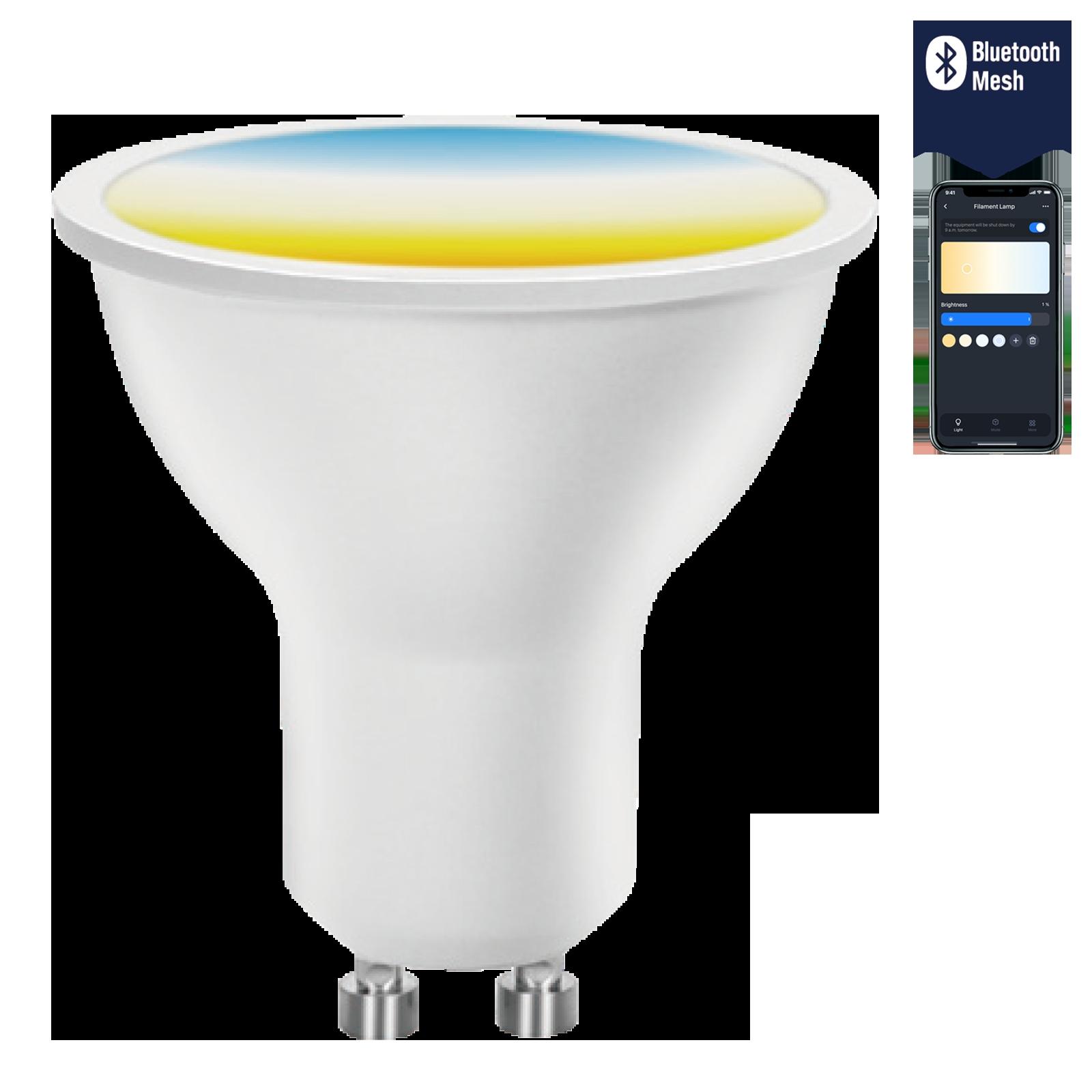 BLUETOOTH MESH SAMRT LED BULB GU10 6.5W CCT/WINDOW BOX