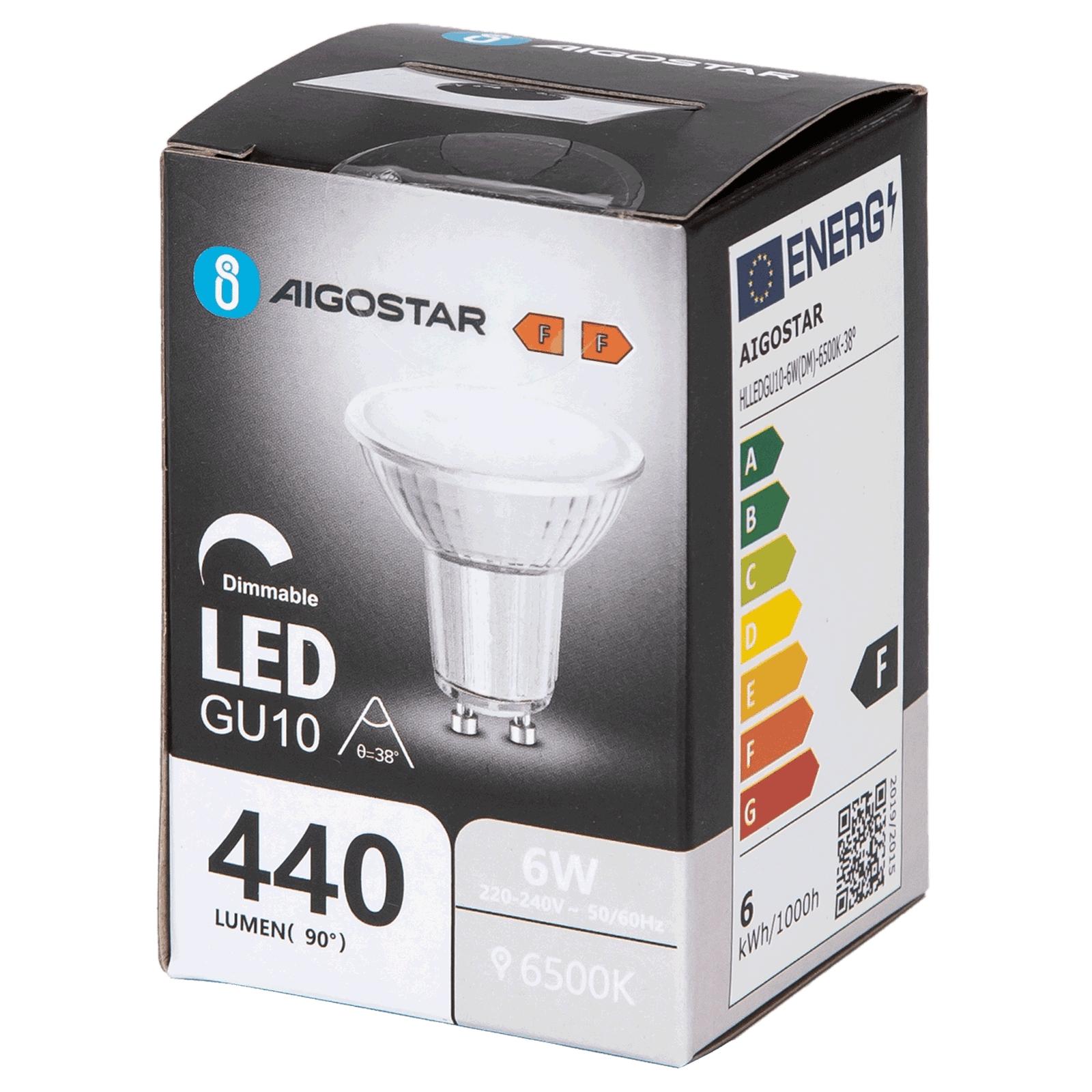 LED GU10 6W 6500K