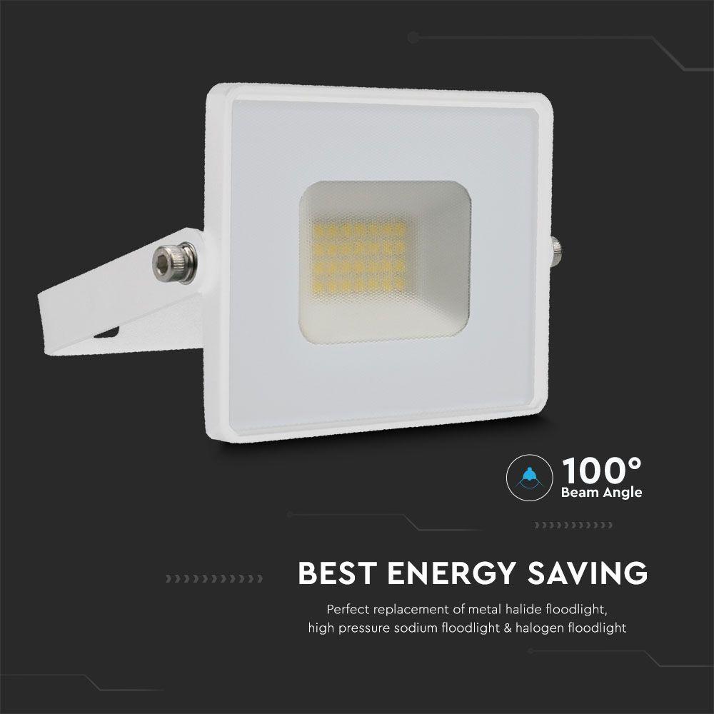 VT-4021 20W SMD FLOODLIGHT 3000K WHITE BODY