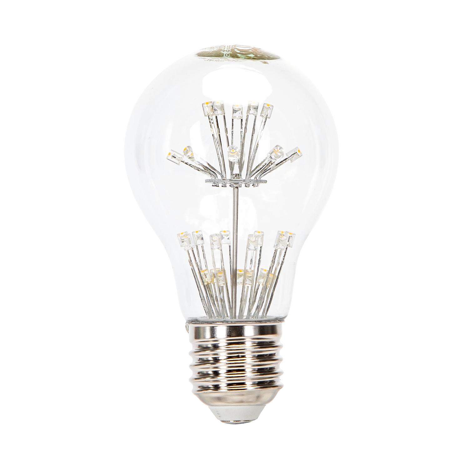 LED starry sky filament bulb A60 E27 1W