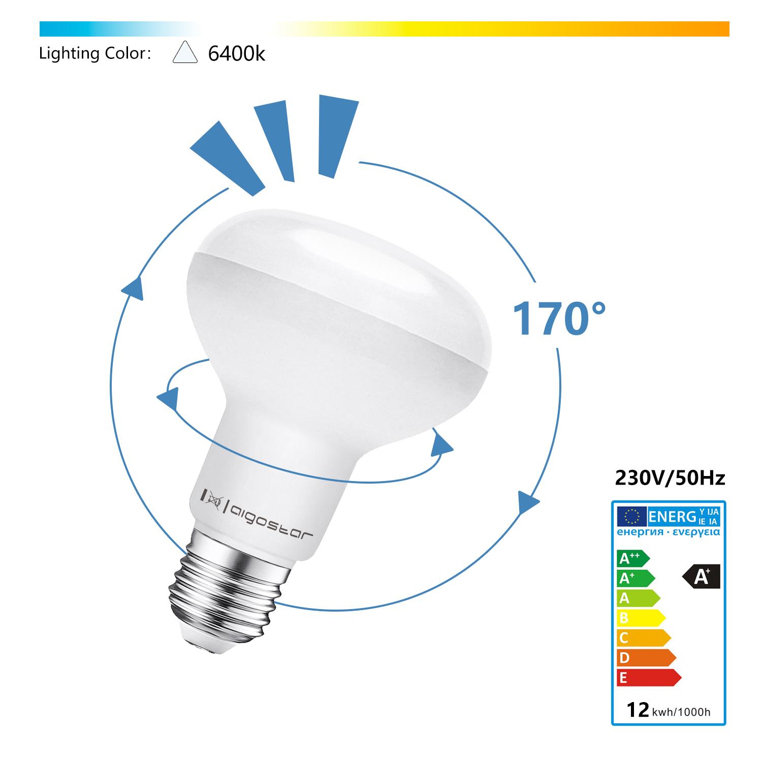 LED R80 E27 12W