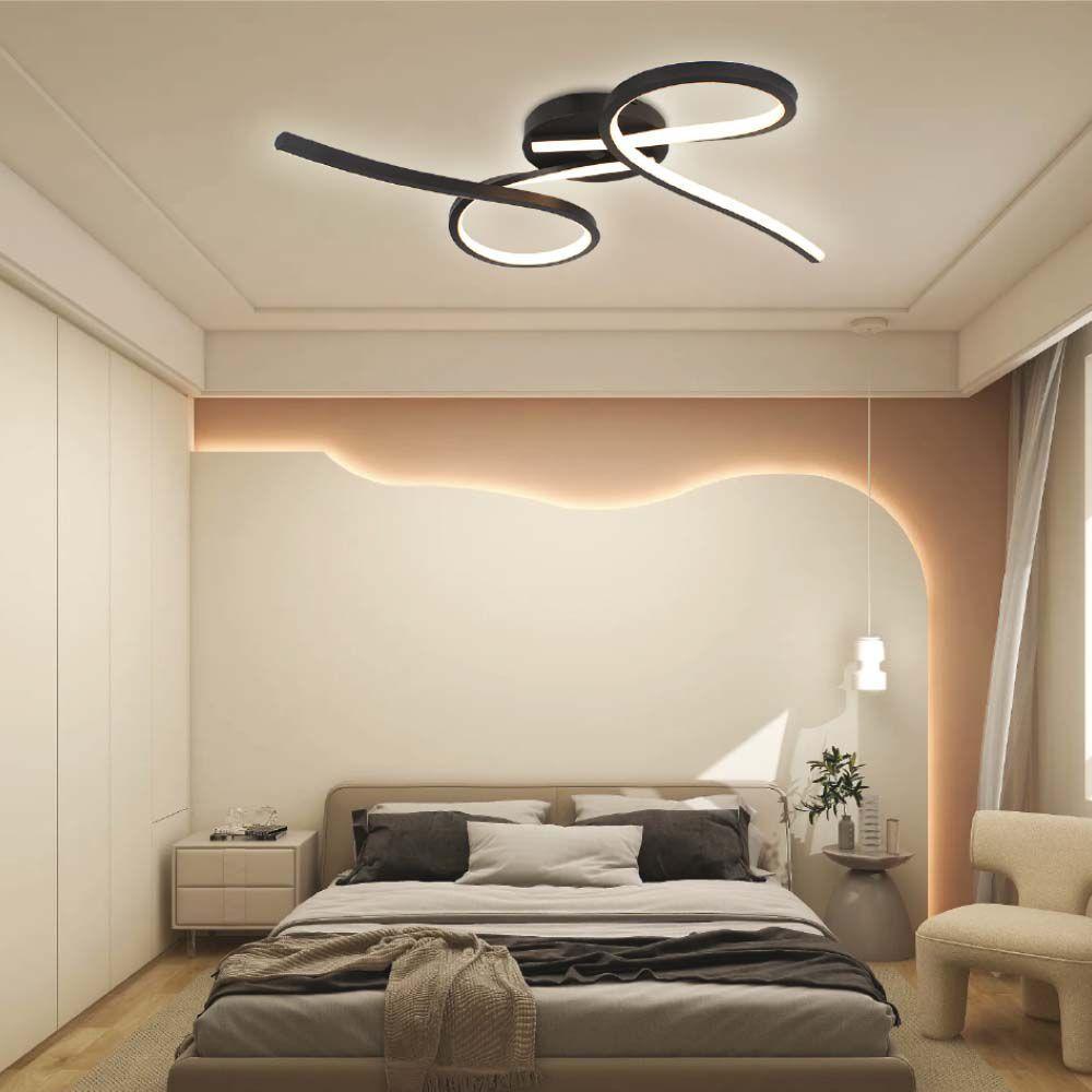 VT-7791 24W BLACK STRACTURE POWDERED CEILING LAMP LED DESIGNER LIGHT 3000K