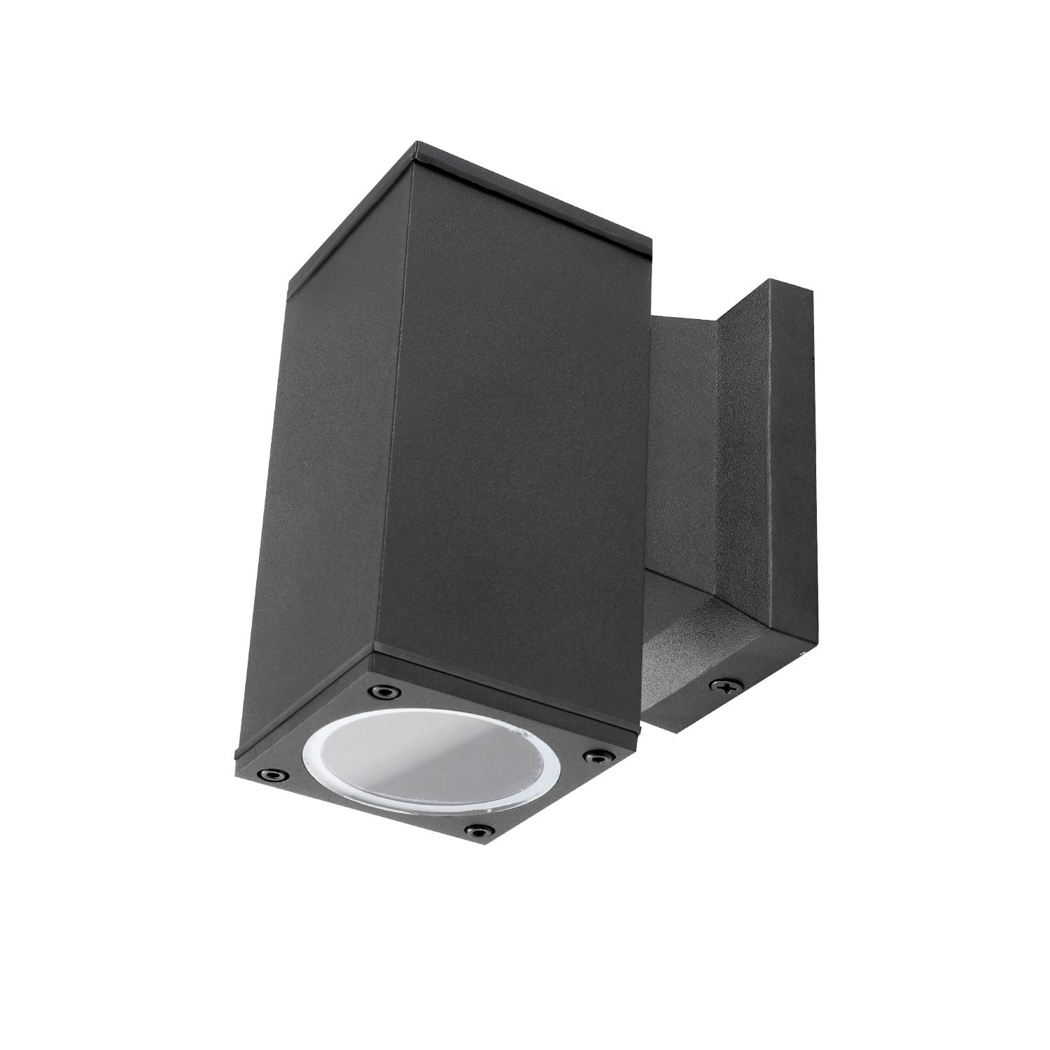 One-way Wall Light Black (Without Light Source) GU10