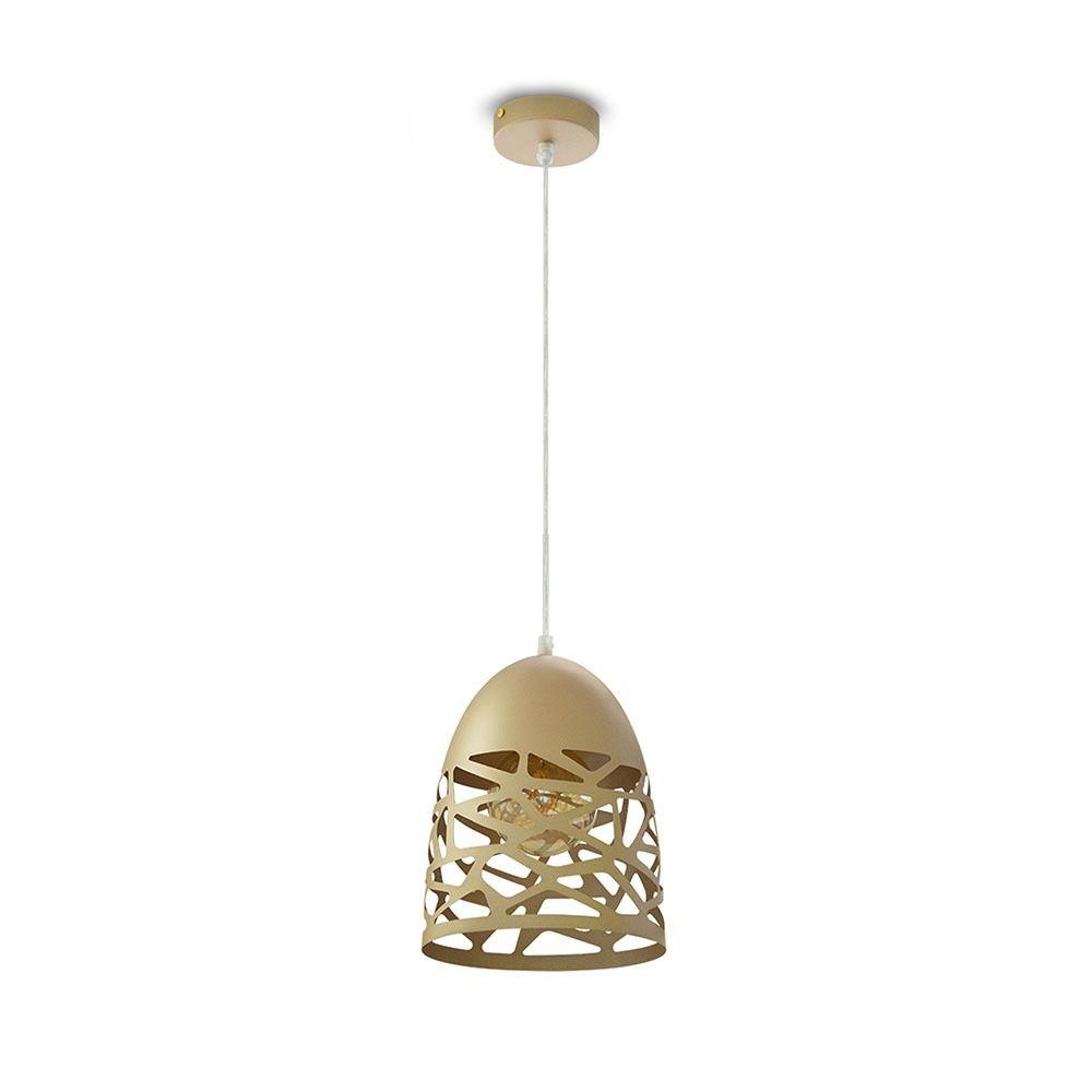 VT-7200 CHAMPAGNE GOLD PENDANT LIGHT WITH GOLD CANOPY-E27