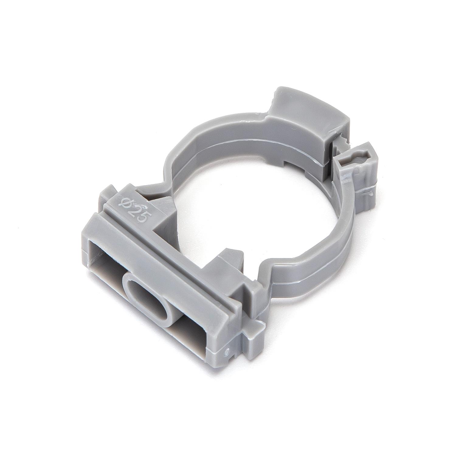 Retractable U-shaped PVC pipe clamp, Φ 25mm