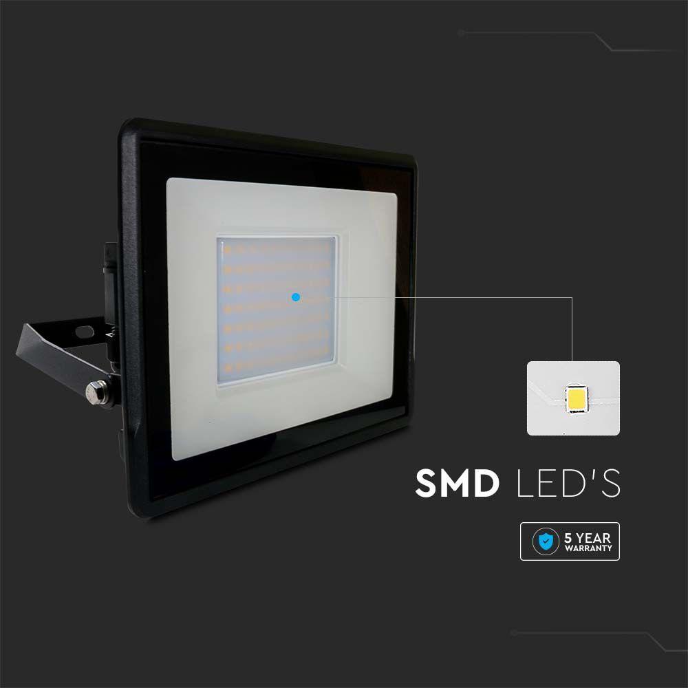 VT-158 50W LED FLOODLIGHT SAMSUNG CHIP DIRECT CONNECTION 3000K BLACK BODY