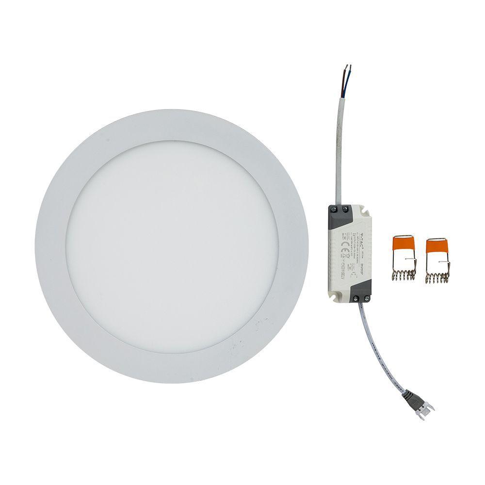 VT-2207 22W LED SLIM PANEL LIGHT 3000K ROUND