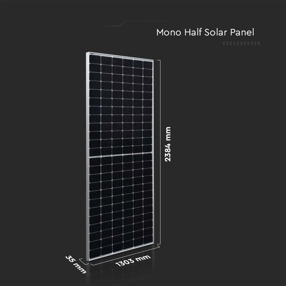 PANEL FOTOWOLTAICZNY VT-665 O MOCY 665kWP, MONO KRYSTALICZNY, HALF CUT, W RAMIE ALUMINIOWEJ, KABEL 0,55CM 4mm², WYMIARY (D:2384*1303*35MM), VTAC, SKU 11544