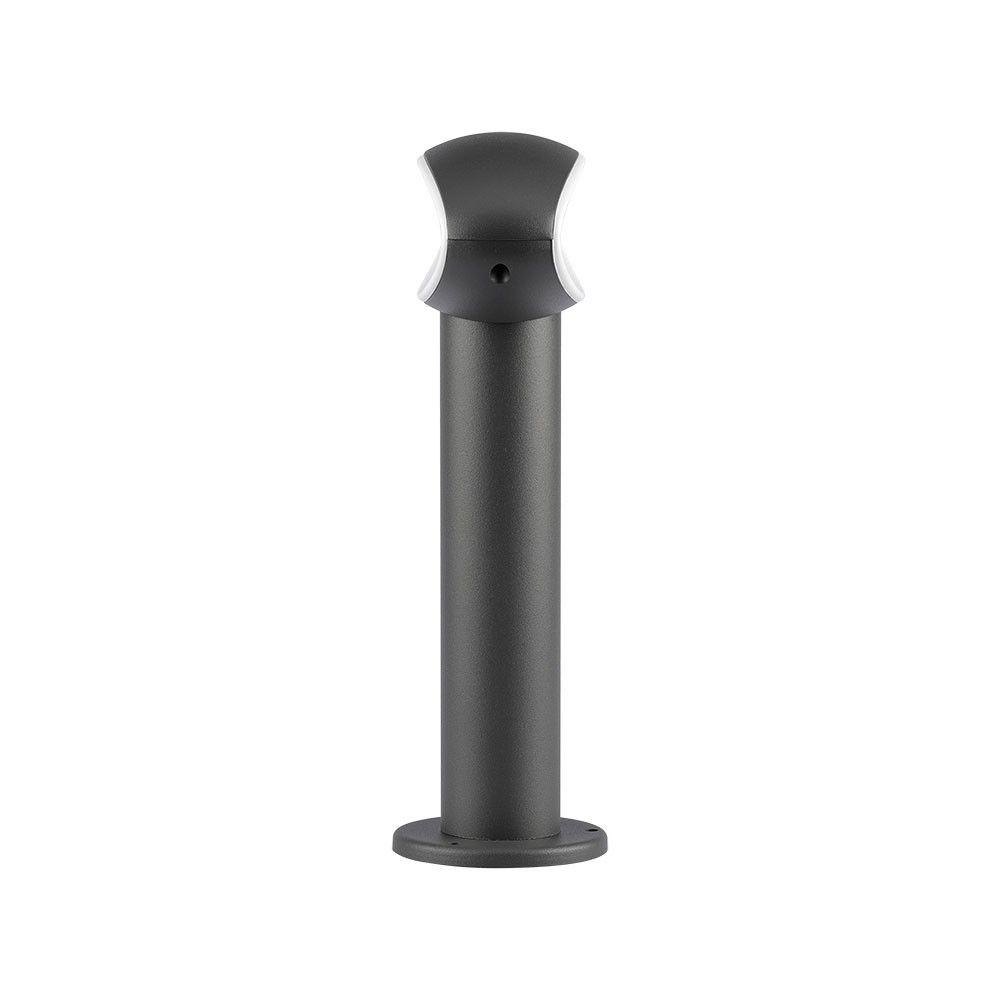 VT-909 9W LED BOLLARD LAMP WITH LAMPSHADE 4000K DARK GREY IP54