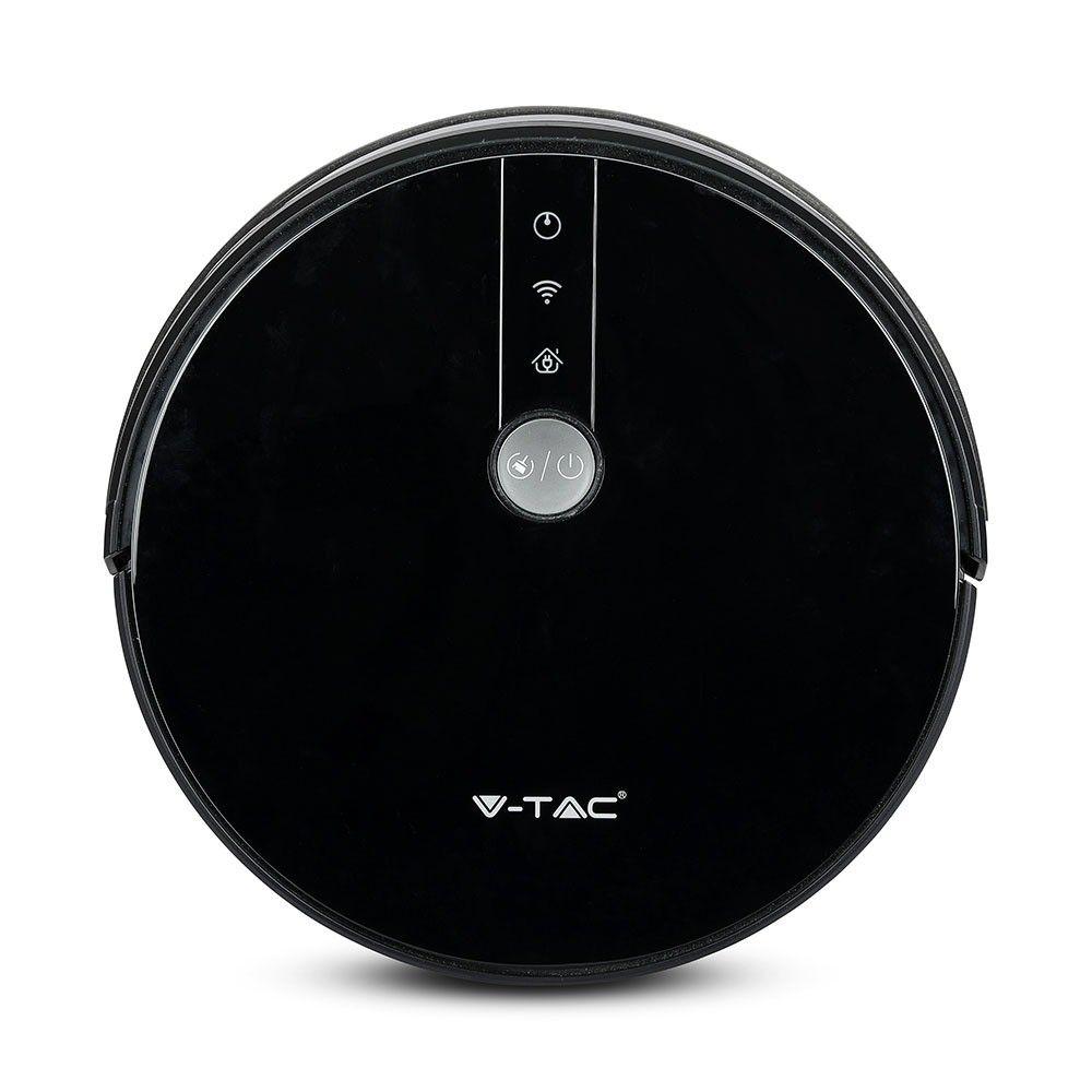 Automatyczny odkurzacz GYRO ROBOTIC VACUUM, Wtyczka EU, Kompatybilna z Amazon Alexa i Google Home, Czarny, VTAC, SKU 8650