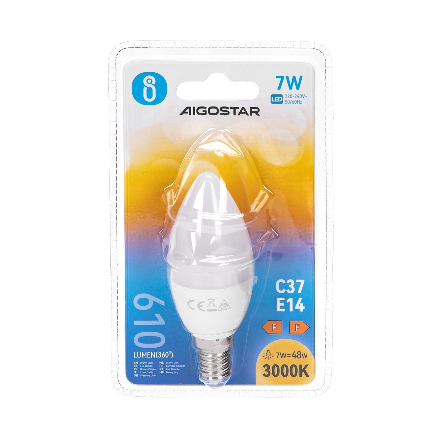 LED C37 E14 7W