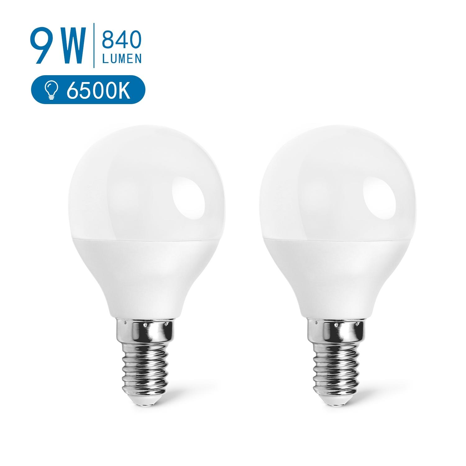 LED E14 9W G45 2pcs