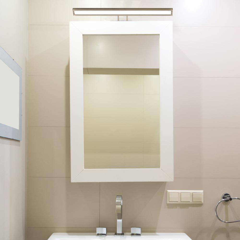 VT-7009 8W LED MIRROR LIGHT(SQUARE FRAME)-MOVABLE-GOLDEN 4000K D:455