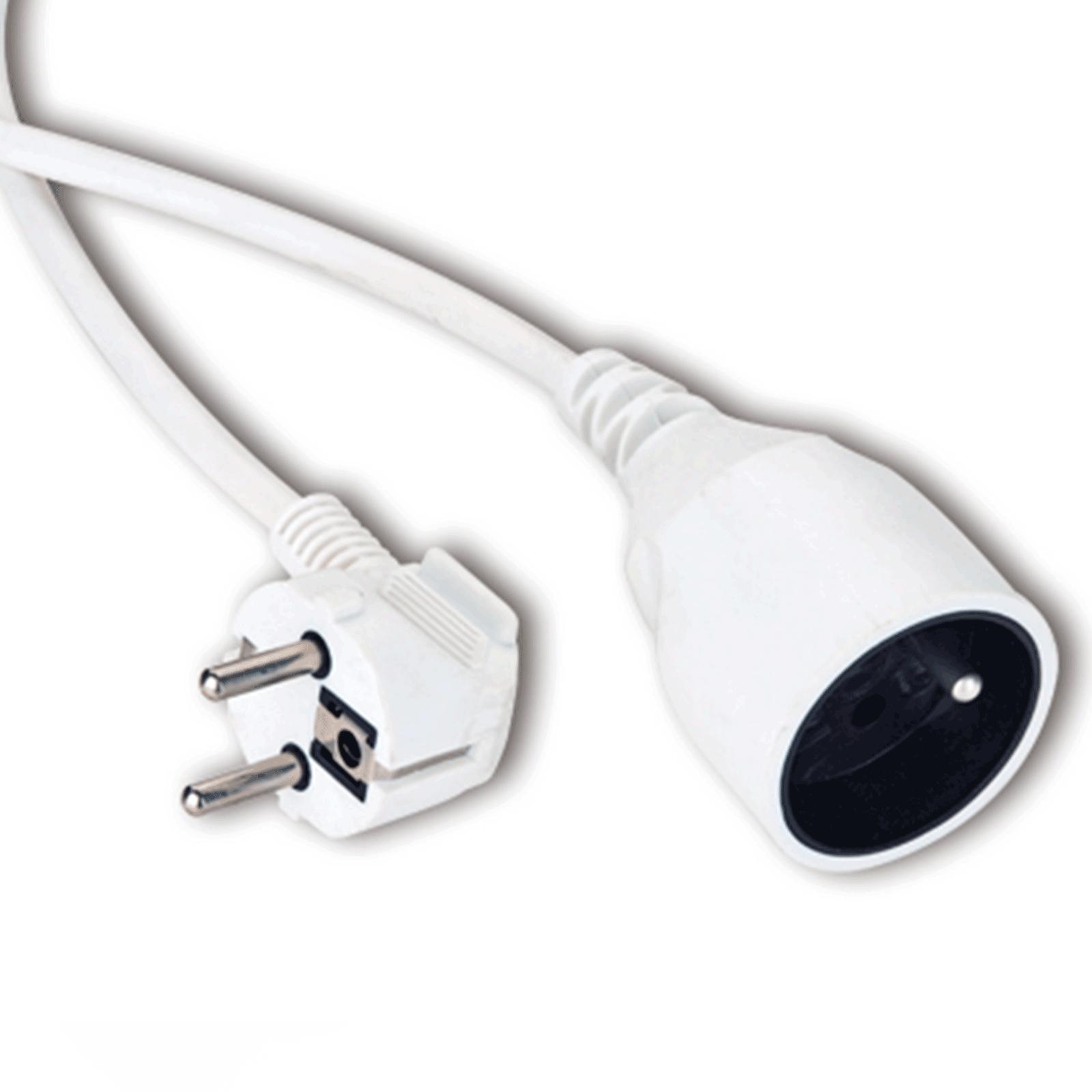 Extension Cords H05VV-F 3G1.0m㎡ 2m White