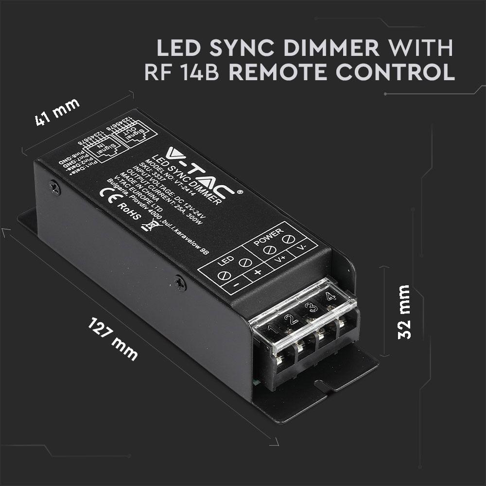 VT-2414 300W LED SYNC DIMMER WITH RF 14B REMOTE CONTROL