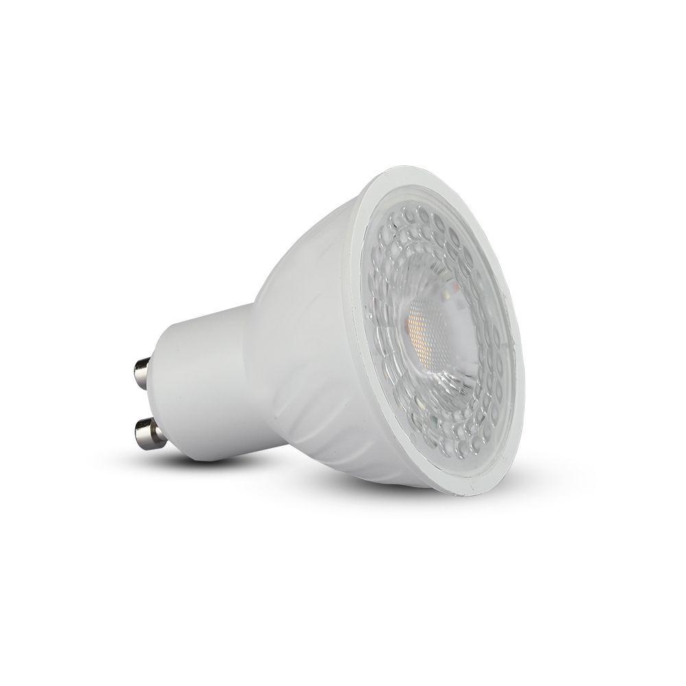 6W GU10 Żarówka LED, Chip SAMSUNG, Barwa:3000K, Kąt 38', Trzonek:GU10, VTAC, SKU 21189